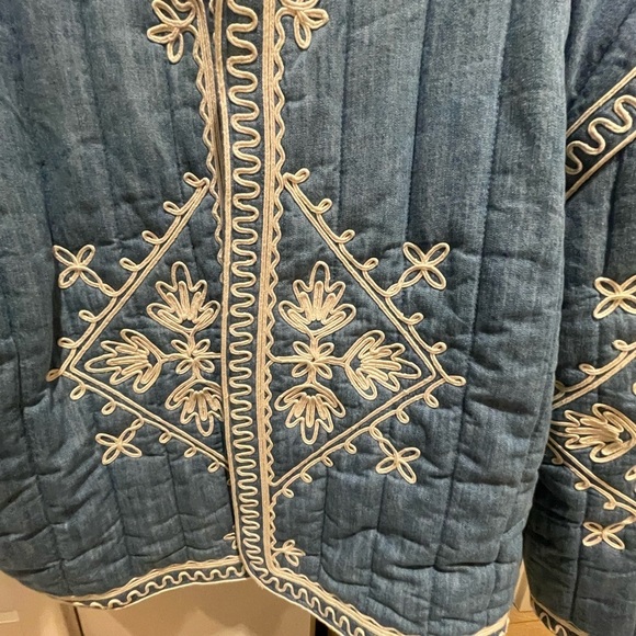 Treasure and Bond embroidered quilt cotton jacket - Picture 6 of 6